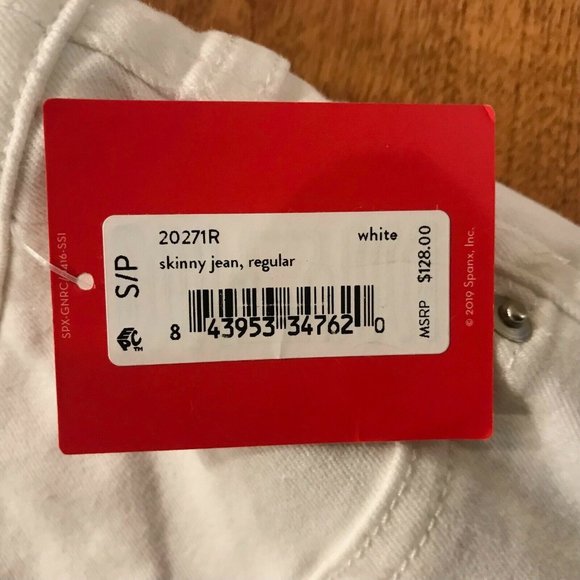 NWT Spanx White Skinny Jeans Jeggings - Picture 5 of 9